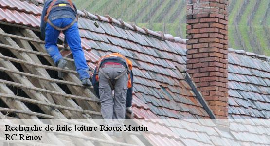 Recherche de fuite toiture rioux-martin-16210 RC Rénov
