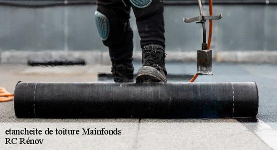 etancheite de toiture  mainfonds-16250 RC Rénov