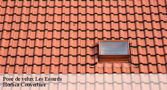 Pose de velux  les-essards-16210 Hortica Couverture