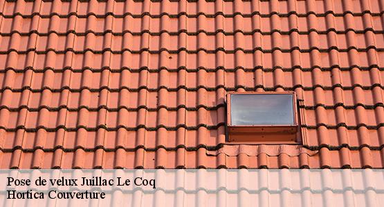 Pose de velux  juillac-le-coq-16130 Hortica Couverture