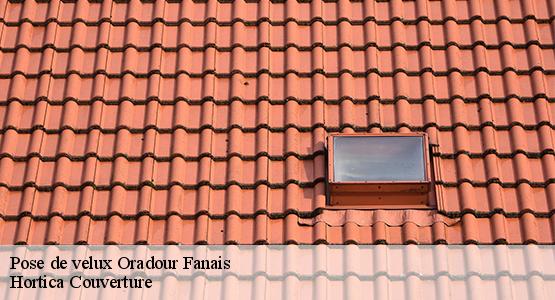 Pose de velux  oradour-fanais-16500 Hortica Couverture
