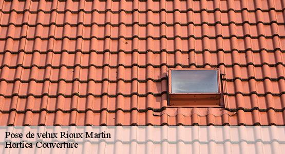 Pose de velux  rioux-martin-16210 Hortica Couverture