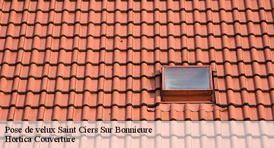 Pose de velux  saint-ciers-sur-bonnieure-16230 Hortica Couverture