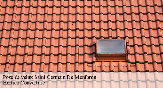 Pose de velux  saint-germain-de-montbron-16380 Hortica Couverture