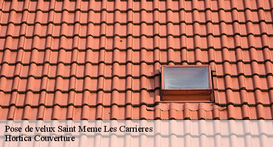 Pose de velux  saint-meme-les-carrieres-16720 Hortica Couverture