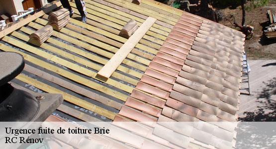 Urgence fuite de toiture brie-16590 RC Rénov