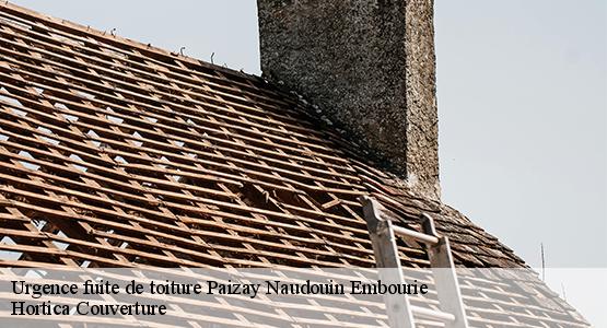 Urgence fuite de toiture  paizay-naudouin-embourie-16240 Hortica Couverture