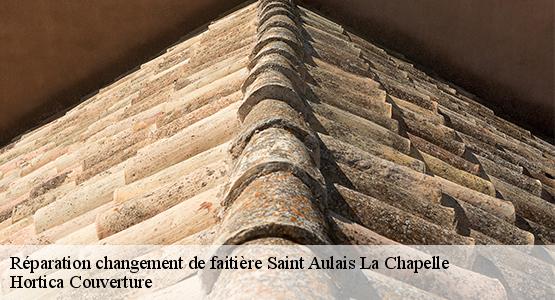 Réparation changement de faitière  saint-aulais-la-chapelle-16300 Hortica Couverture