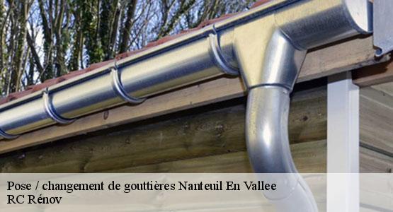Pose / changement de gouttières nanteuil-en-vallee-16700 RC Rénov