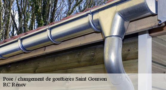 Pose / changement de gouttières saint-gourson-16700 RC Rénov