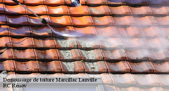 Demoussage de toiture marcillac-lanville-16140 RC Rénov