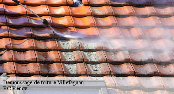 Demoussage de toiture  villefagnan-16240 RC Rénov